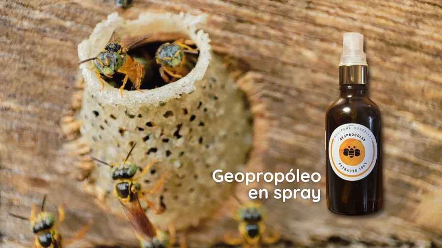 Geopropóleo spray para heridas y uso bucofaríngeo