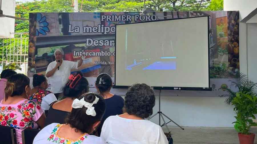 Pablo Monroy en el Foro Meliponario - Melipona Guardiana
